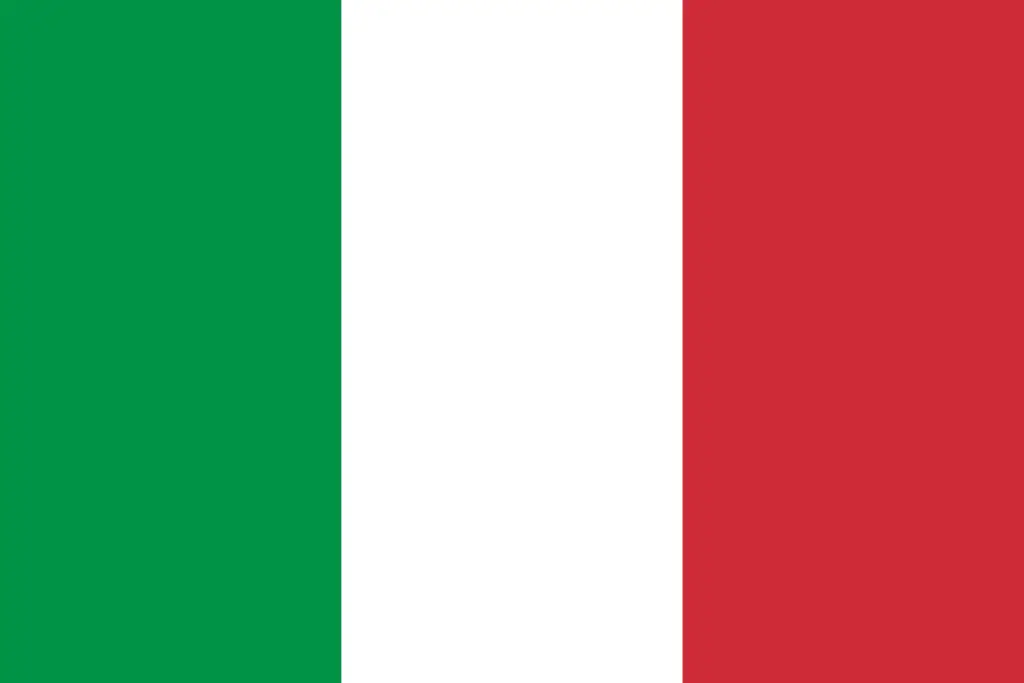 Italian Flag Colors - Flag Color - Hex, RGB, CMYK and PANTONE