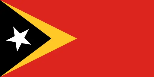 East Timor flag colors