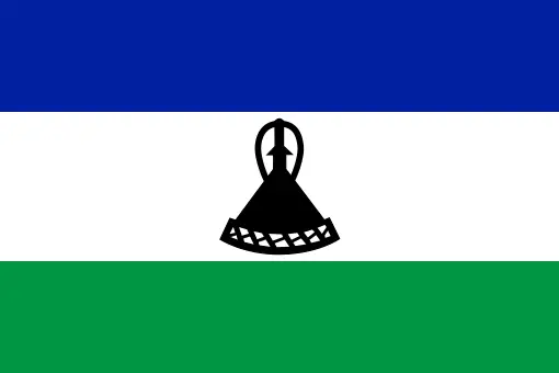 Lesotho flag colors