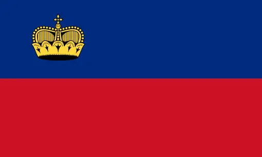 Liechtenstein flag colors