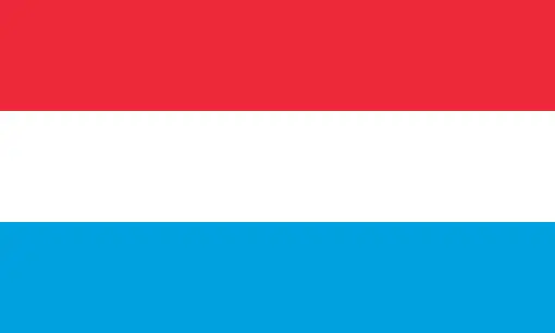 Luxembourg flag colors