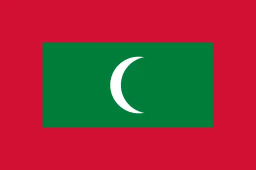 Maldives flag colors