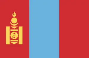 mongolia flag pantone