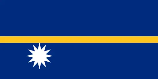 Nauru flag colors